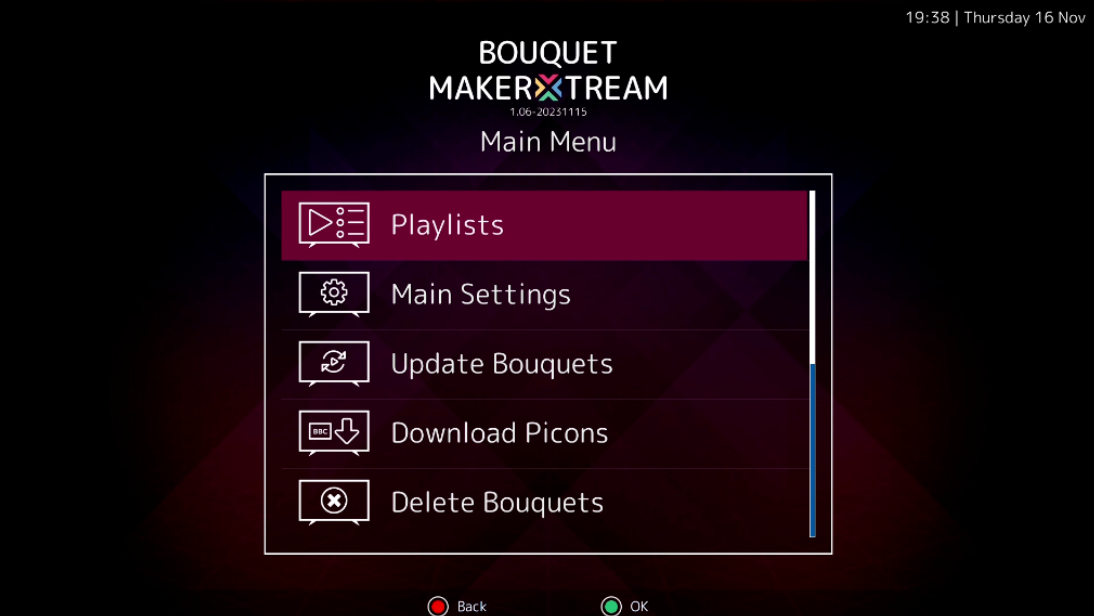 Add IPTV provider Xtream or M3U