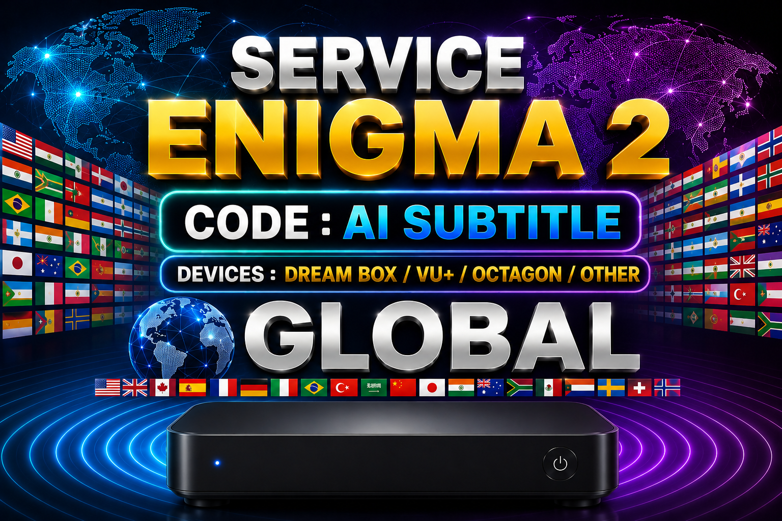 الترجمة الفورية لأجهزة Enigma2